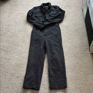 Madewell Women's Black Denim Jumpsuit size 0